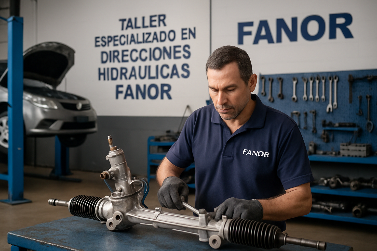 Taller especializado en direcciones hidráulicas FANOR